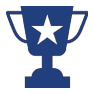 trophy icon for coed adult bowling league austin tx