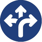 diverging arrows icon for corporate wellness austin tx