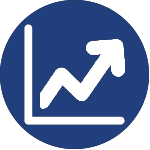 increasing graph icon for corporate wellness program austin tx